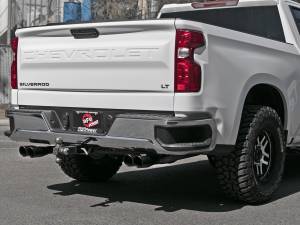 aFe Power - 49-34139-B | AFE Power Gemini XV 3 IN 304 Stainless Steel Cat-Back Exhaust System w/ Cut-Out Black (2019-2024 Silverado, Sierra 1500 V8-5.3L) - Image 10