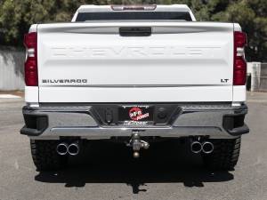 aFe Power - 49-34139-B | AFE Power Gemini XV 3 IN 304 Stainless Steel Cat-Back Exhaust System w/ Cut-Out Black (2019-2024 Silverado, Sierra 1500 V8-5.3L) - Image 9