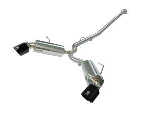 49-36023-B | AFE Power Takeda 2-1/2 IN 304 Stainless Steel Cat-Back Exhaust System w/Black Tip (2012-2024 86 H4-2.0L)