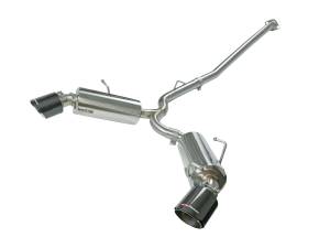 49-36023-C | AFE Power Takeda 2-1/2 IN 304 Stainless Steel Cat-Back Exhaust System w/Carbon Fiber Tip (2012-2024 86 H4-2.0L)