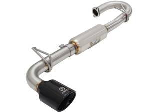 aFe Power - 49-36025-B | AFE Power Takeda 2-1/4 to 2-1/2 IN 304 SS Axle-Back Exhaust System w/Black Tip (2011-2016 tC L4-2.5L) - Image 1