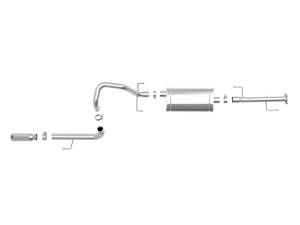 aFe Power - 49-36040-1P | AFE Power MACH Force-Xp 2-1/2 IN 304 Stainless Steel Cat-Back Exhaust System w/ Polish Tip (2010-2024 4Runner V6-4.0L) - Image 2