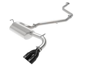 49-36047-B | AFE Power Takeda 2 IN to 2-1/2 IN 304 Stainless Steel Cat-Back Exhaust System w/ Black Tip (2011-2017 CT200h L4-1.8L)