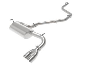 49-36047-P | AFE Power Takeda 2 IN to 2-1/2 IN 304 Stainless Steel Cat-Back Exhaust System w/Polish Tip (2011-2017 CT200h L4-1.8L)