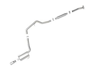 aFe Power - 49-36052-P | AFE Power Takeda 2-1/4 IN 304 Stainless Steel Cat-Back Exhaust System w/Polished Tip (2012-2016 Impreza H4-2.0L) - Image 2