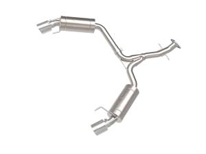 49-36055-P | AFE Power Takeda 2-1/2 IN 304 Stainless Steel Axle-Back Exhaust System w/ Polished Tip (2006-2013 IS250/IS350 V6-2.5L/3.5L)