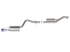 aFe Power - 49-36058-L | AFE Power Takeda 2-1/2 IN 304 Stainless Steel Cat-Back Exhaust System w/ Blue Tip (2001-2005 IS300 L6-3.0L) - Image 2