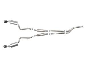 aFe Power - 49-36059-B | AFE Power Takeda 3 IN to 2-1/2 IN 304 Stainless Steel Cat-Back Exhaust System w/ Black Tip (2016-2017 IS200t L4-2.0L t) - Image 2