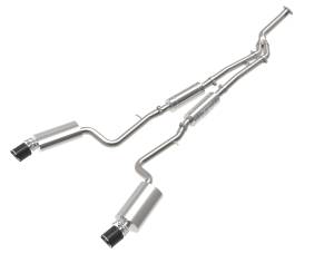 49-36059-C | AFE Power Takeda 3 IN to 2-1/2 IN 304 Stainless Steel Cat-Back Exhaust System Carbon Fiber (2016-2017 IS200t L4-2.0L t)