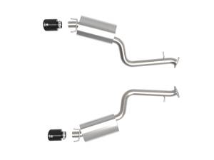 aFe Power - 49-36060-B | AFE Power Takeda 2-1/2 IN 304 Stainless Steel Axle-Back Exhaust System w/ Black Tip (2014-2023 IS350 V6-3.5L) - Image 2