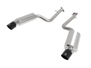 49-36060-B | AFE Power Takeda 2-1/2 IN 304 Stainless Steel Axle-Back Exhaust System w/ Black Tip (2014-2023 IS350 V6-3.5L)