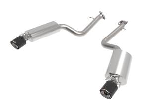 49-36060-C | AFE Power Takeda 2-1/2 IN 304 Stainless Steel Axle-Back Exhaust System Carbon Fiber (2014-2023 IS350 V6-3.5L)