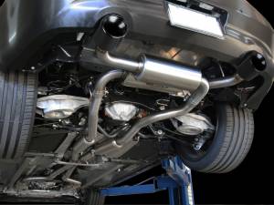 aFe Power - 49-36103-B | AFE Power Takeda 2-1/2 IN 304 Stainless Steel Cat-Back Exhaust System w/ Black Tips (2014-2015 Q60 V6-3.7L) - Image 4