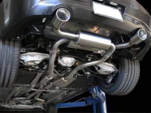 aFe Power - 49-36103-P | AFE Power Takeda 2-1/2 IN 304 Stainless Steel Cat-Back Exhaust System w/ Polished Tips (2014-2015 Q60 V6-3.7L) - Image 4