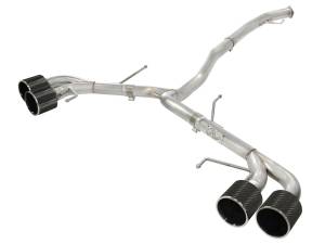 aFe Power - 49-36108-C | AFE Power Takeda 3 IN to 2-1/2 IN 304 Stainless Steel Cat-Back Exhaust System (2009-2024 GT-R R35 V6-3.8L tt) - Image 2