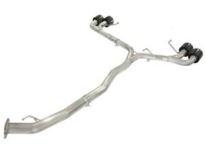 aFe Power - 49-36108-C | AFE Power Takeda 3 IN to 2-1/2 IN 304 Stainless Steel Cat-Back Exhaust System (2009-2024 GT-R R35 V6-3.8L tt) - Image 3