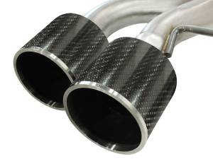 aFe Power - 49-36108-C | AFE Power Takeda 3 IN to 2-1/2 IN 304 Stainless Steel Cat-Back Exhaust System (2009-2024 GT-R R35 V6-3.8L tt) - Image 4