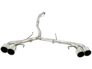 aFe Power - 49-36108-P | AFE Power Takeda 3 IN to 2-1/2 IN 304 Stainless Steel Cat-Back Exhaust System w/Polish Tip (2009-2024 GT-R R35 V6-3.8L tt) - Image 1