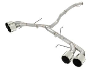 aFe Power - 49-36108-P | AFE Power Takeda 3 IN to 2-1/2 IN 304 Stainless Steel Cat-Back Exhaust System w/Polish Tip (2009-2024 GT-R R35 V6-3.8L tt) - Image 2