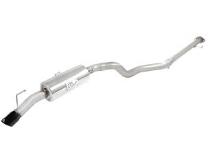 aFe Power - 49-36109-B | AFE Power Takeda 2-1/2 IN 304 Stainless Steel Cat-Back Exhaust System w/Black Tip (2011-2014 Juke L4-1.6Lt) - Image 1