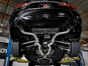 aFe Power - 49-36132NM-B | AFE Power Takeda 2-1/2 IN 304 Stainless Steel Cat-Back Exhaust System w/ Black Tips (2016-2024 Q50 V6-3.0L tt) - Image 6