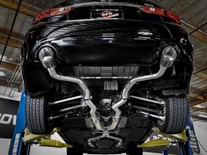 aFe Power - 49-36132NM-C | AFE Power Takeda 2-1/2 IN 304 Stainless Steel Cat-Back Exhaust System w/ Carbon Fiber Tips (2016-2024 Q50 V6-3.0L tt) - Image 5