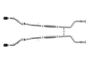 aFe Power - 49-36138-B | AFE Power Takeda 2-1/2 IN 304 Stainless Steel Cat-Back Exhaust System w/ Black Tips (2023-2024 Z V6-3.0L tt) - Image 2