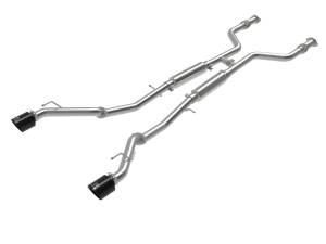 49-36138-B | AFE Power Takeda 2-1/2 IN 304 Stainless Steel Cat-Back Exhaust System w/ Black Tips (2023-2024 Z V6-3.0L tt)