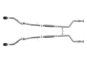 aFe Power - 49-36138-C | AFE Power Takeda 2-1/2 IN 304 Stainless Steel Cat-Back Exhaust System w/ Carbon Fiber Tips (2023-2024 Z V6-3.0L tt) - Image 2