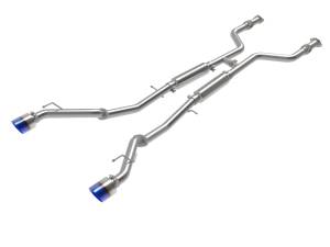 49-36138-L | AFE Power Takeda 2-1/2 IN 304 Stainless Steel Cat-Back Exhaust System w/ Blue Flame Tips (2023-2024 Z V6-3.0L tt)