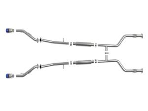 aFe Power - 49-36138-L | AFE Power Takeda 2-1/2 IN 304 Stainless Steel Cat-Back Exhaust System w/ Blue Flame Tips (2023-2024 Z V6-3.0L tt) - Image 2