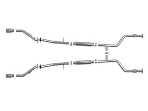 aFe Power - 49-36138-P | AFE Power Takeda 2-1/2 IN 304 Stainless Steel Cat-Back Exhaust System w/ Polished Tips (2023-2024 Z V6-3.0L tt) - Image 2