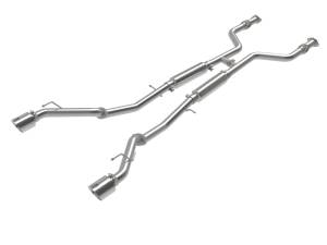 49-36138-P | AFE Power Takeda 2-1/2 IN 304 Stainless Steel Cat-Back Exhaust System w/ Polished Tips (2023-2024 Z V6-3.0L tt)