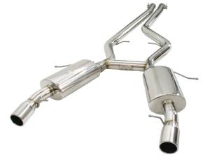 49-36301 | AFE Power MACH Force-Xp 2-3/4 IN 304 Stainless Steel Cat-Back Exhaust System (2007-2010 335i E90/92/93 L6-3.0L t)