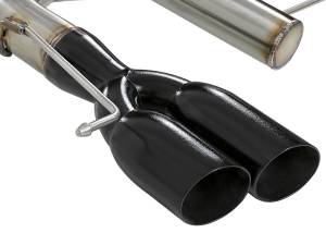 aFe Power - 49-36302-B | AFE Power MACH Force-Xp 3 IN 304 Stainless Steel Axle-Back Exhaust System w/Black Tip (2008-2013 135i E82/E88 L6-3.0L t) - Image 2