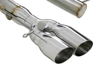 aFe Power - 49-36302-P | AFE Power MACH Force-Xp 3 IN 304 Stainless Steel Axle-Back Exhaust System w/Polished Tip (2008-2013 135i E82/E88 L6-3.0L t) - Image 2