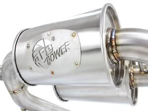 aFe Power - 49-36325-B | AFE Power MACH Force-Xp 2-1/2 IN 304 Stainless Steel Axle-Back Exhaust System w/Black Tip (2012-2015 335i F30 L6-3.0L t) - Image 4