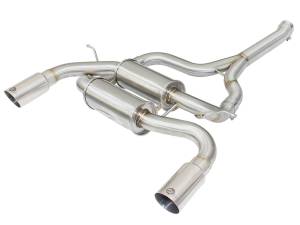 aFe Power - 49-36325-P | AFE Power MACH Force-Xp 2-1/2 IN Stainless Steel Downpipe-Back Exhaust Sys w/Polished Tip (2012-2015 335i F30 L6-3.0L t) - Image 2