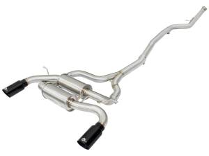 aFe Power - 49-36326-B | AFE Power MACH Force-Xp 2-1/2 IN 304 Stainless Steel Cat-Back Exhaust System w/Black Tip (2012-2015 335i F30 L6-3.0L t) - Image 2