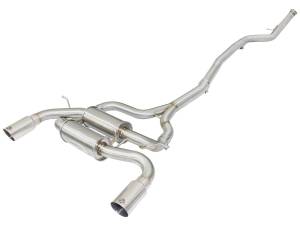 aFe Power - 49-36326-P | AFE Power MACH Force-Xp 2-1/2 IN 304 Stainless Steel Cat-Back Exhaust System w/Polished Tip (2012-2015 335i F30 L6-3.0L t) - Image 2