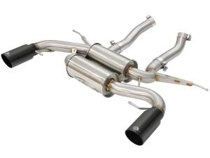 aFe Power - 49-36327-B | AFE Power MACH Force-Xp 2-1/2 IN 304 Stainless Steel Axle-Back Exhaust System w/Black Tip (2007-2013 335i E90/92/93 L6-3.0L t) - Image 3