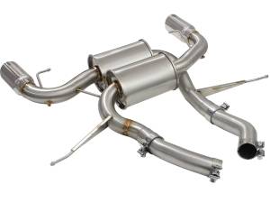 aFe Power - 49-36327-P | AFE Power MACH Force-Xp 2-1/2 IN Stainless Steel Downpipe-Back Exhaust Sys w/Polished Tip (2007-2013 335i E90/92/93 L6-3.0L t) - Image 4