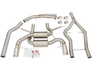 aFe Power - 49-36328-P | AFE Power MACH Force-Xp 3 to 2-1/2 IN Stainless Steel Cat-Back Exhaust Sys w/Polished Tip (2011-2013 335i E90/92 L6-3.0L t) - Image 2