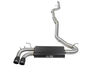 aFe Power - 49-36329-B | AFE Power MACH Force-Xp 3 IN to 2-1/4 IN Stainless Steel Cat-Back Exhaust w/ Black Tip (2012-2016 328i F30 L4-2.0L t) - Image 3