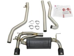 aFe Power - 49-36334-B | AFE Power MACH Force-Xp Stainless Steel Cat-Back Exhaust System w/Black Tips (2016-2020 340i F30 L6-3.0L t) - Image 2