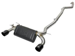 49-36334-B | AFE Power MACH Force-Xp Stainless Steel Cat-Back Exhaust System w/Black Tips (2016-2020 340i F30 L6-3.0L t)