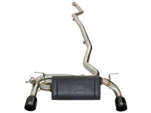 aFe Power - 49-36334-B | AFE Power MACH Force-Xp Stainless Steel Cat-Back Exhaust System w/Black Tips (2016-2020 340i F30 L6-3.0L t) - Image 3