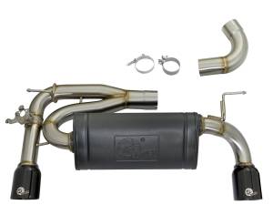 aFe Power - 49-36335-B | AFE Power MACH Force-Xp Axle-Back Stainless Steel Exhaust System w/Black Tip (2016-2020 340i F30 L6-3.0L t) - Image 2