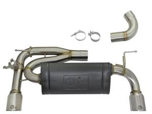 aFe Power - 49-36335-P | AFE Power MACH Force-Xp Axle-Back Stainless Steel Exhaust System w/Polished Tips (2016-2020 340i F30 L6-3.0L t) - Image 2