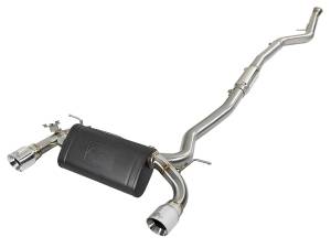 49-36340-P | AFE Power MACH Force-Xp 304 Stainless Steel Cat-Back Exhaust System w/Polished Tips (2012-2015 335i F30 L6-3.0L t)